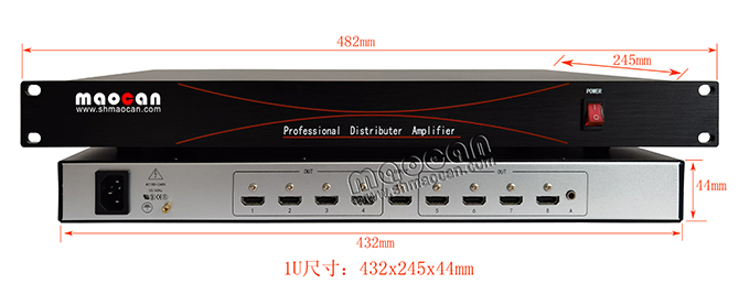 4K60Hz HDMI分配器1進8出
