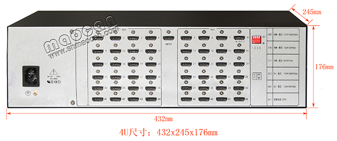 4K*2K HDMI分配器1進(jìn)4出