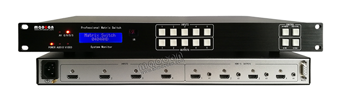 HDMI+A無縫矩陣4進(jìn)4出