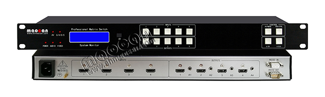 HDMI+A矩陣4進(jìn)4出