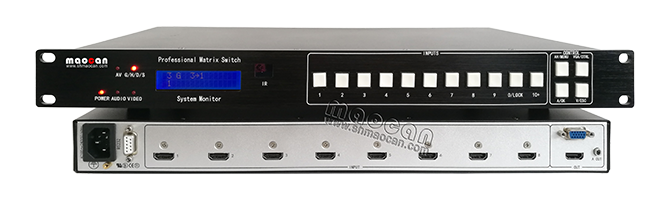 4K*2K HDMI+A無縫切換器8進1出
