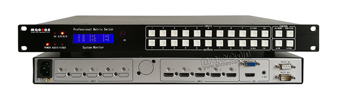 HDMI+A無(wú)縫畫(huà)面分割器5進(jìn)1出大圖