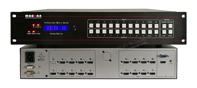 HDMI+A無(wú)縫畫(huà)面分割器17進(jìn)1出大圖