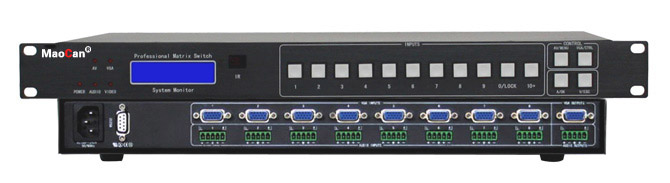 8進(jìn)1出自動(dòng)VGA+A切換器