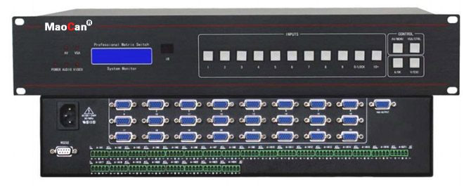 24進(jìn)1出VGA+A切換器